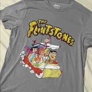 The Flintstones Graphic Gray Tee